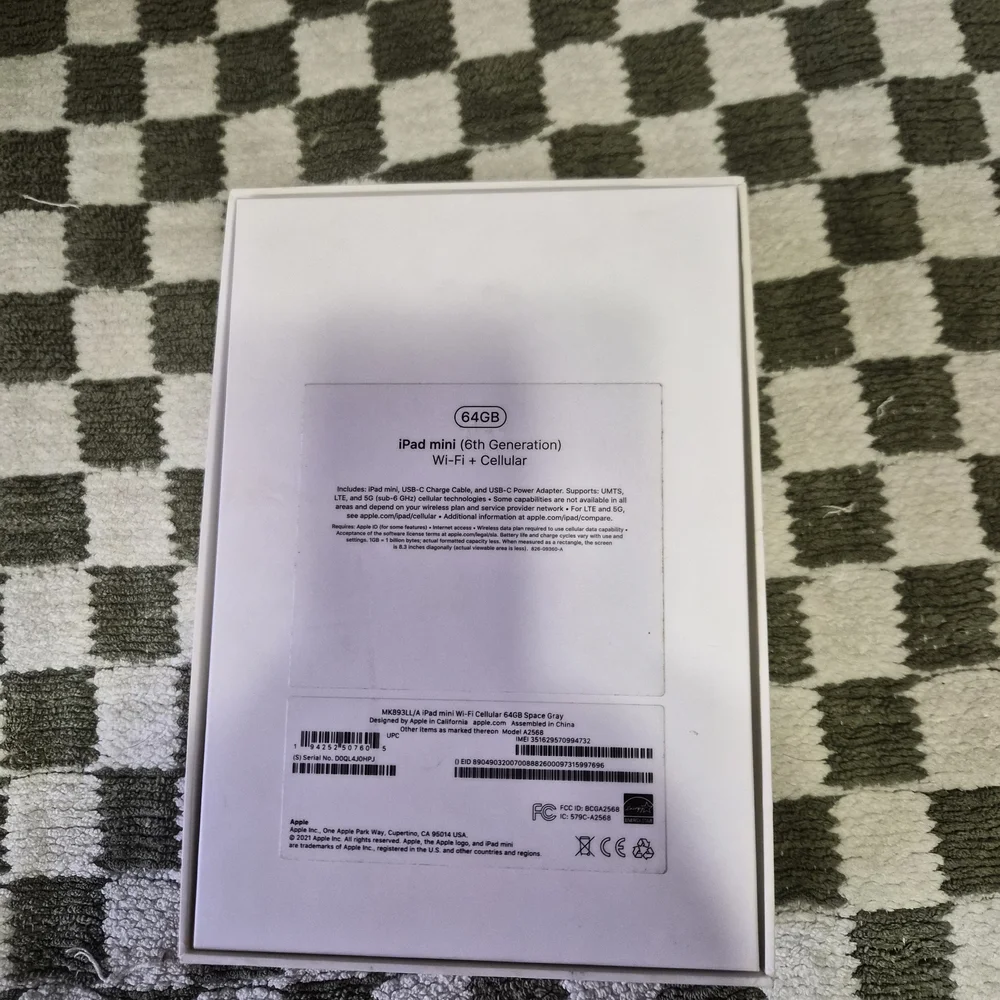 Apple Tablet with Black Frame